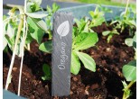 welsh slate herb labels for your herb garden with various designs